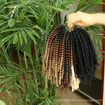 Juliana 8 Inch Price Afro Extension Curl 350 Colorful 12 Inches Braids Crochet Spring Twist Hair